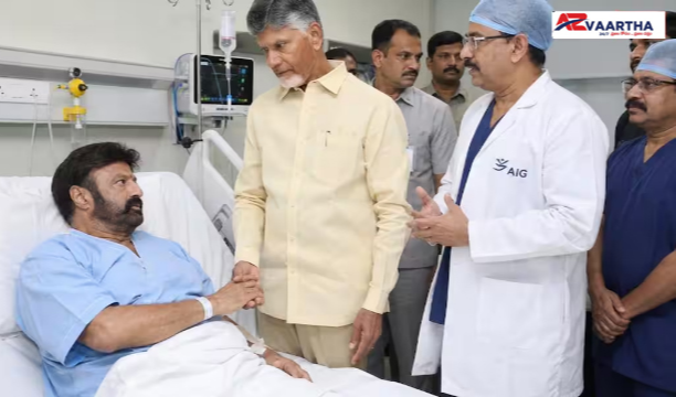 Chandrababu Meets Balakrishna: హైదరాబాద్‌లో హాస్పిటల్‌కు వెళ్లి బాలకృష్ణను పరామర్శించిన ఏపీ సీఎం చంద్రబాబు