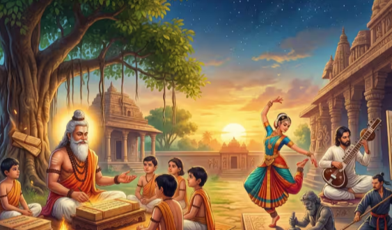 వంట నుంచి సైన్స్  కోడింగ్ వరకు ప్రాచీన భారతదేశంలో 14 విద్యలు, 64 కళలు: శ్రీకృష్ణుడి అద్భుత జ్ఞాన రహస్యం!