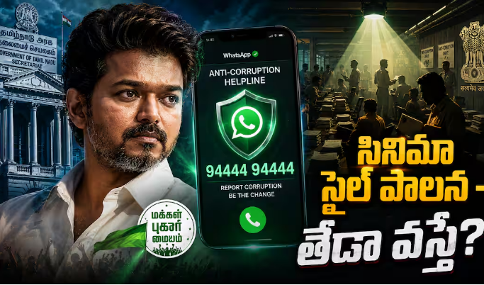 CM Vijay WhatsApp Bribe Buster: సినిమాల్ని తలపించే వాట్సాప్ గుడ్ గవర్నెన్స్ - తమిళనాడులో సీఎం విజయ్ యాంటీ కరప్షన్ వ్యూహం నిలబడుతుందా?