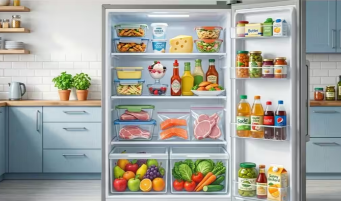 Fridge Food Storage Guide : ఫ్రిడ్జ్‌లో పాలు, కూరగాయలు, మాంసం ఎక్కడ పెట్టాలి? ఏ అరలో ఏది పెట్టాలో తెలుసా?