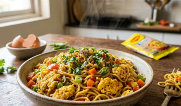 Egg Maggi Recipe : ఎగ్ మ్యాగీ రెసిపీ.. ఇలా చేస్తే టేస్టీగా, స్పైసీగా ఉంటుంది.. ఇంట్లోనే చేసుకోండిలా
