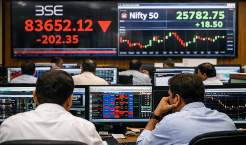 భారత షేర్ మార్కెట్‌పై చమురు ధరల ఒత్తిడి